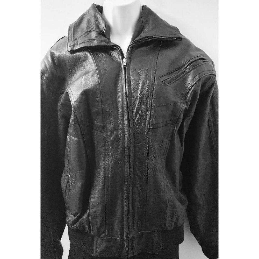 Long Beach - Unisex Vintage Genuine Leather Jacket